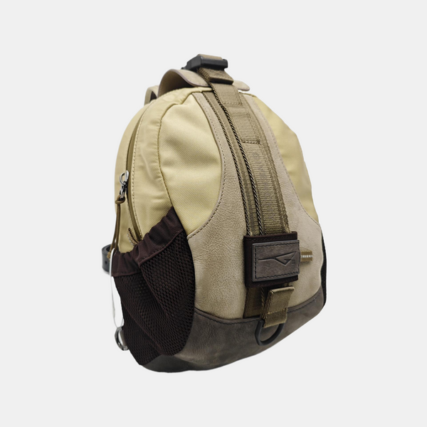 Fabric Shoulder Bag Beige