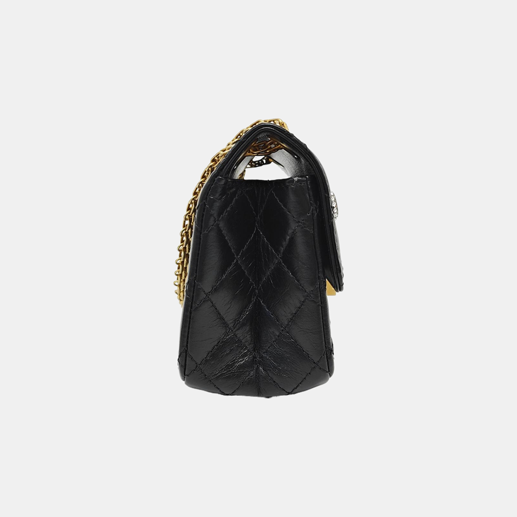 2.55 224 (mini) Quilted Vintage Calf Black