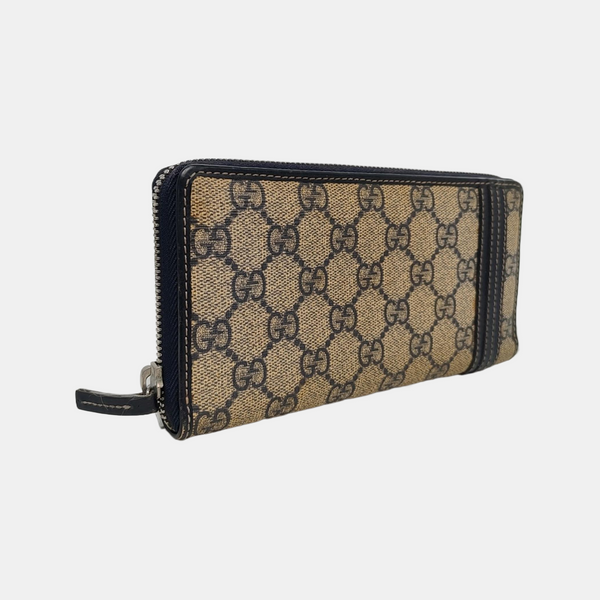 Monogram Coated Canvas Wallet Beige