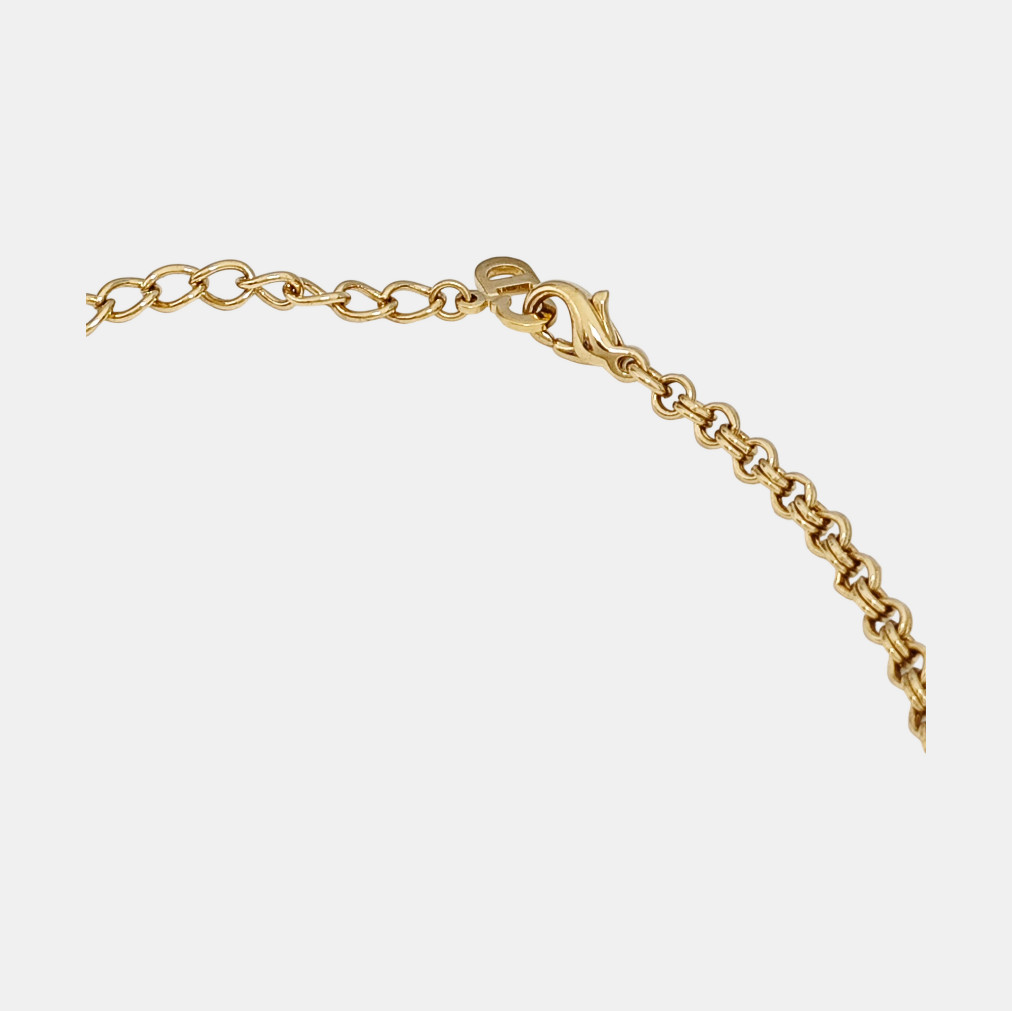 Petit CD Metal Gold Necklace