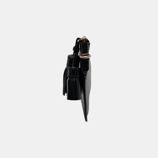 Calfskin Shoulder Bag Black