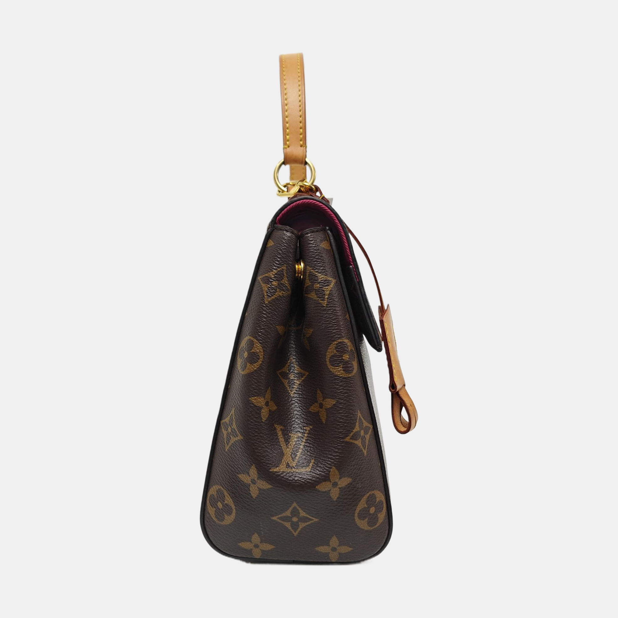 CLUNY PM Monogram Coated Canvas Brown