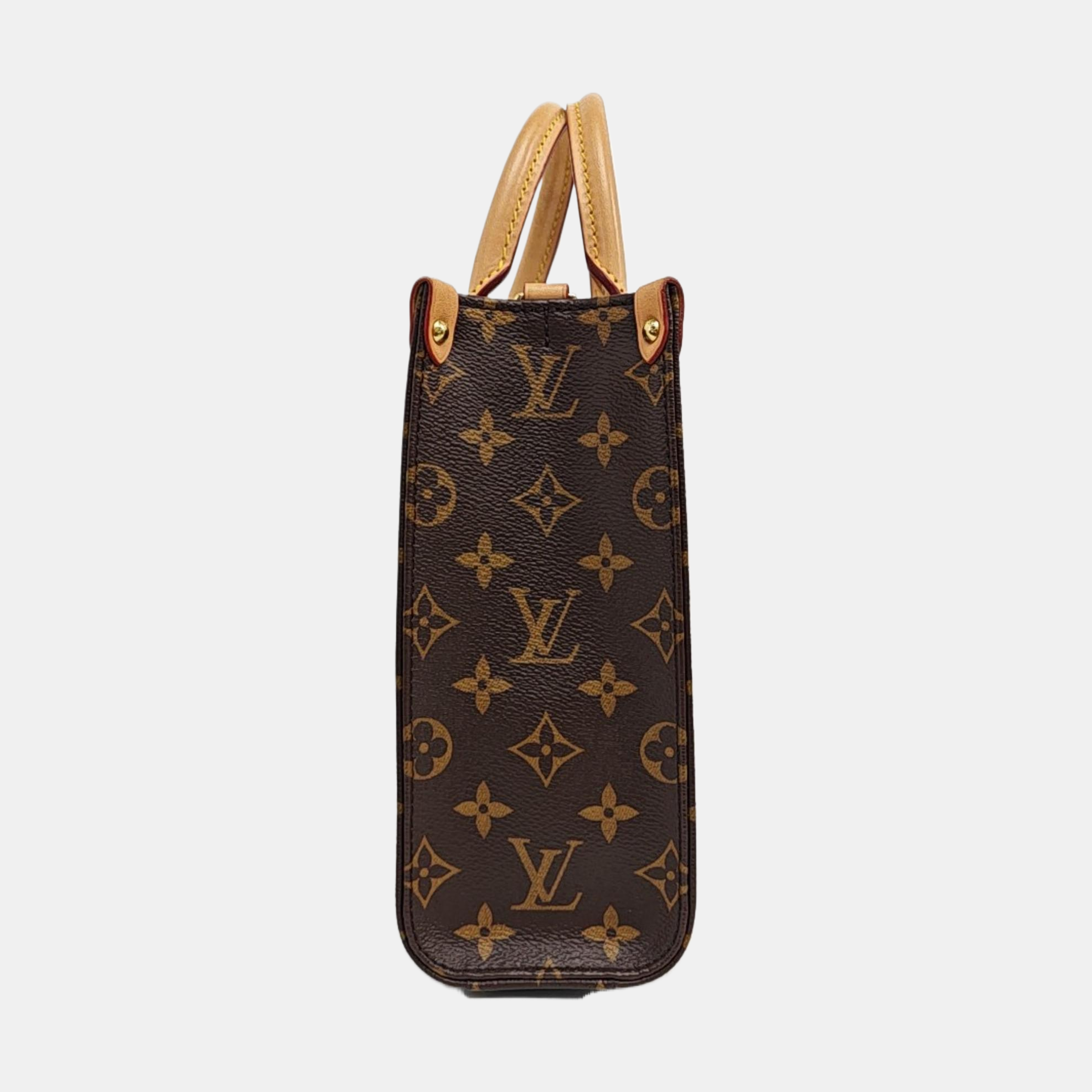 SAC PLAT BB Monogram Coated Canvas Brown