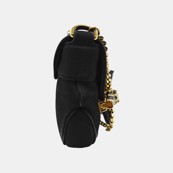 Nubuck Tigrette Leather Black