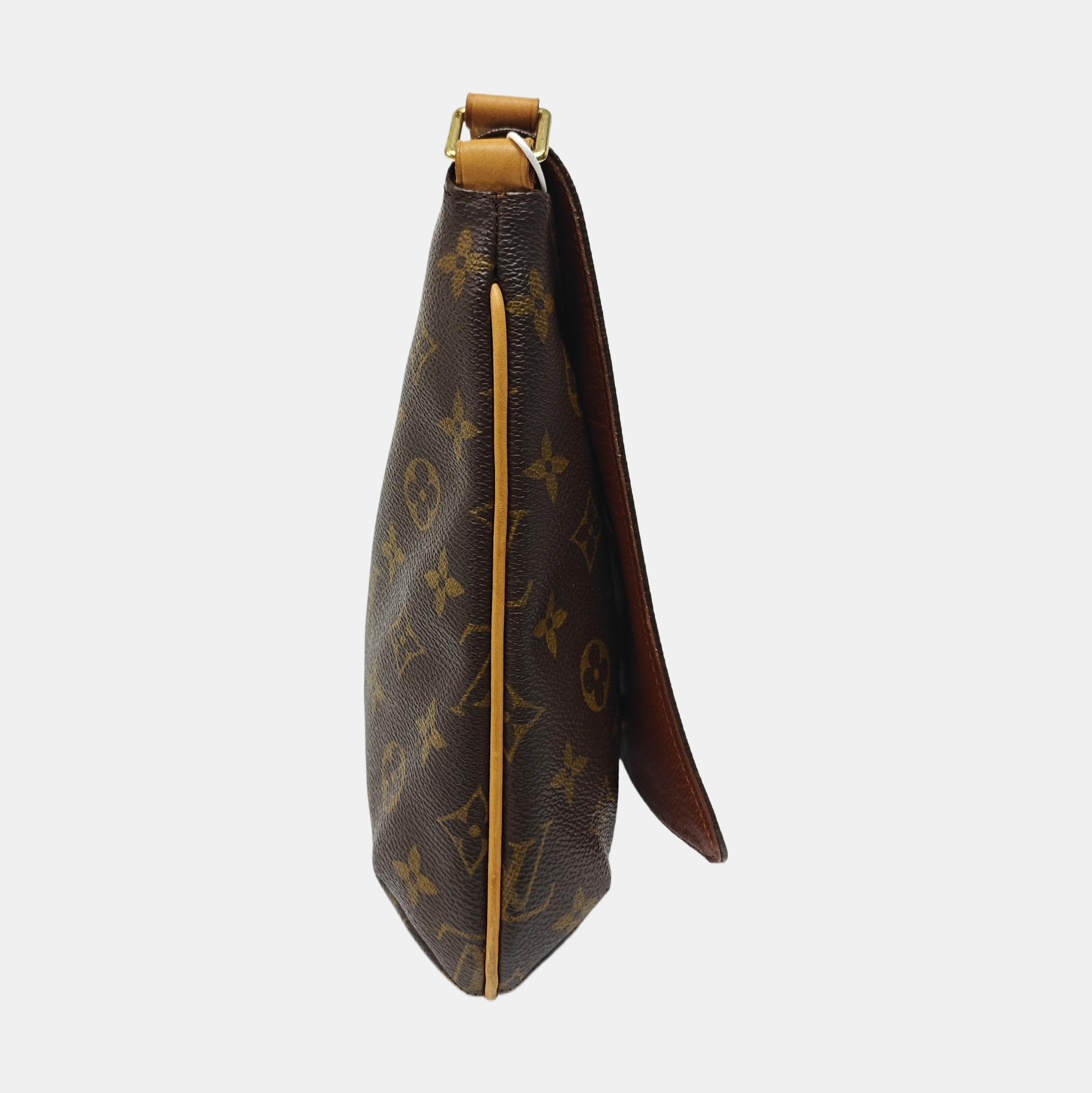 MUSETTE TANGO Monogram Coated Canvas Brown