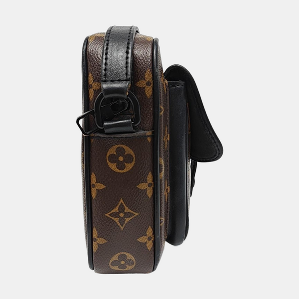 CHRISTOPHER Monogram Coated Canvas Brown