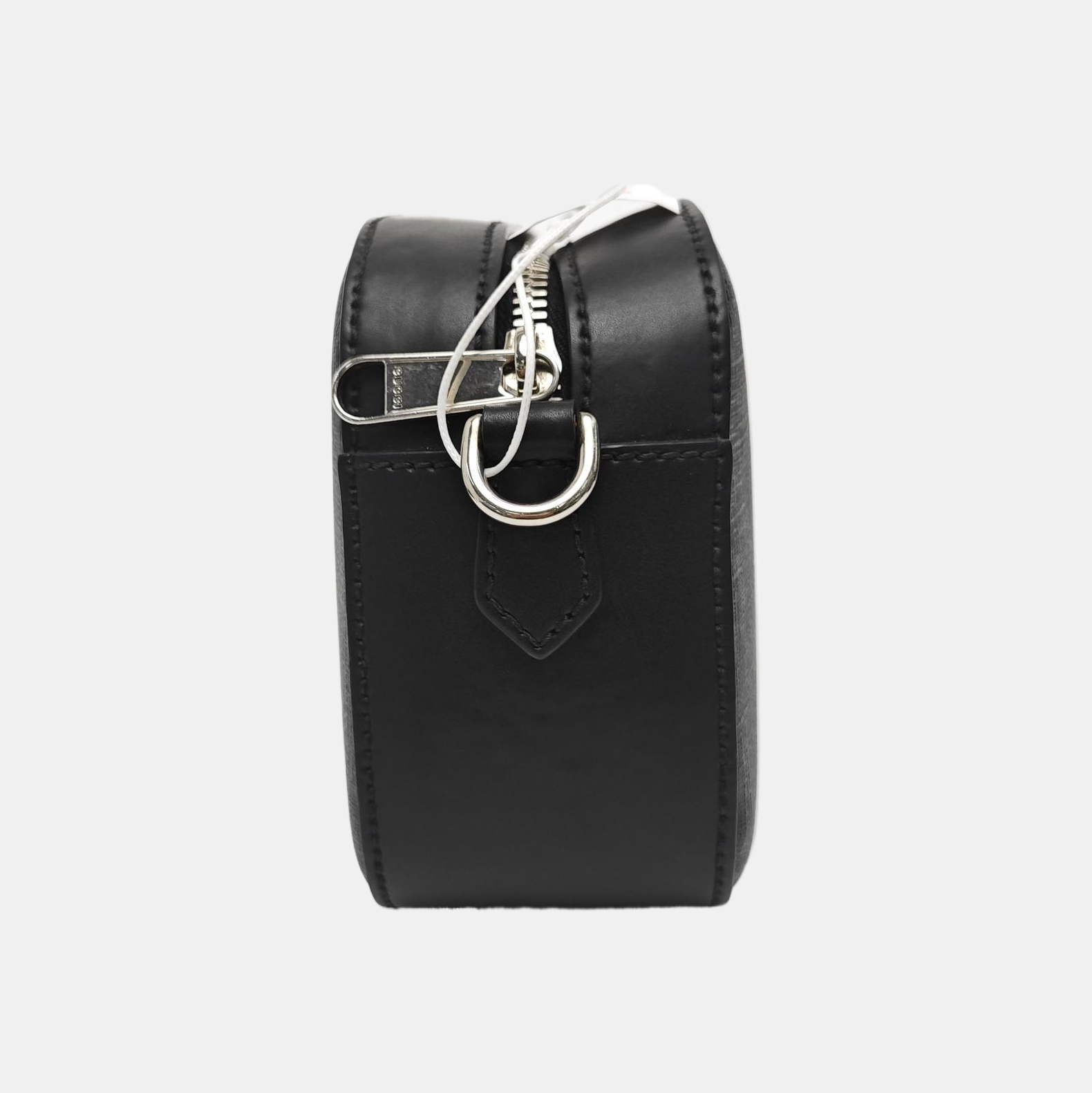 Monogram Coated Canvas Shoulder Bag Black