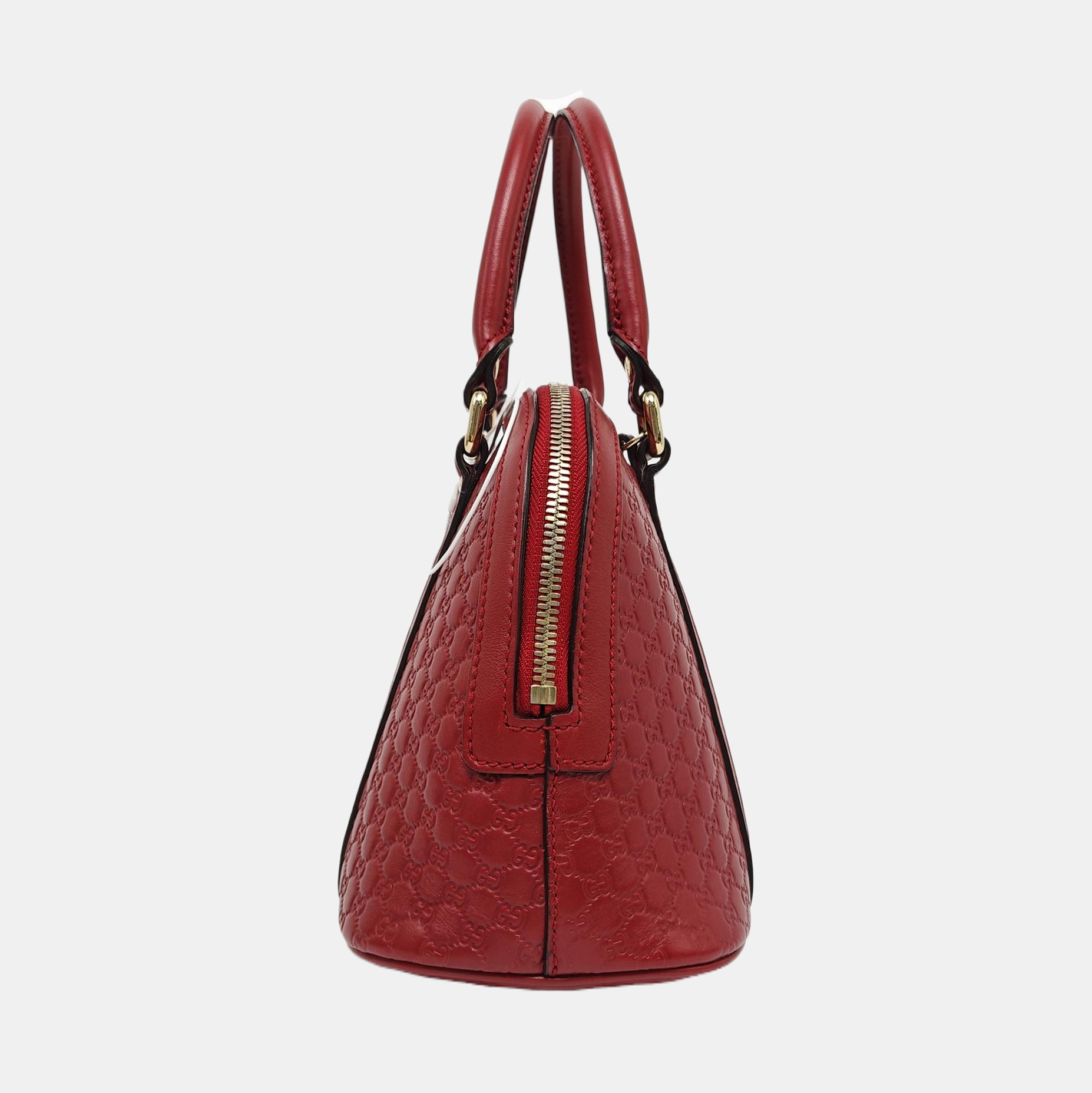Microguccissima Monogram Calfskin Red