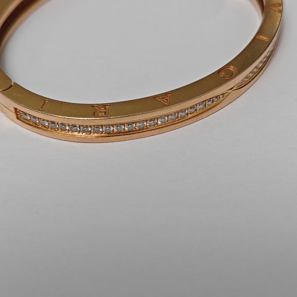 B.ZERO1 18k Rose Gold Bangle