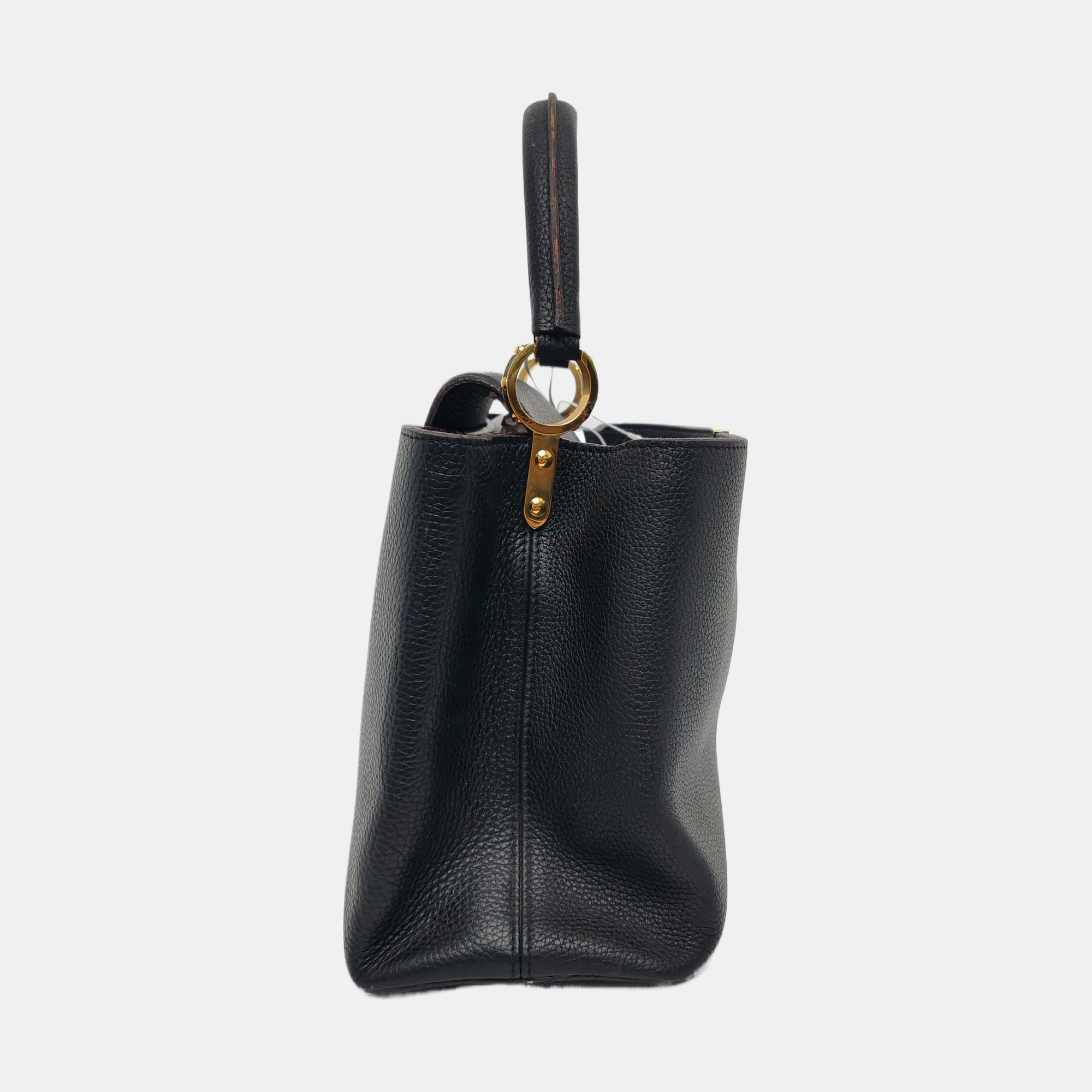 CAPUCINES GM Calfskin Black