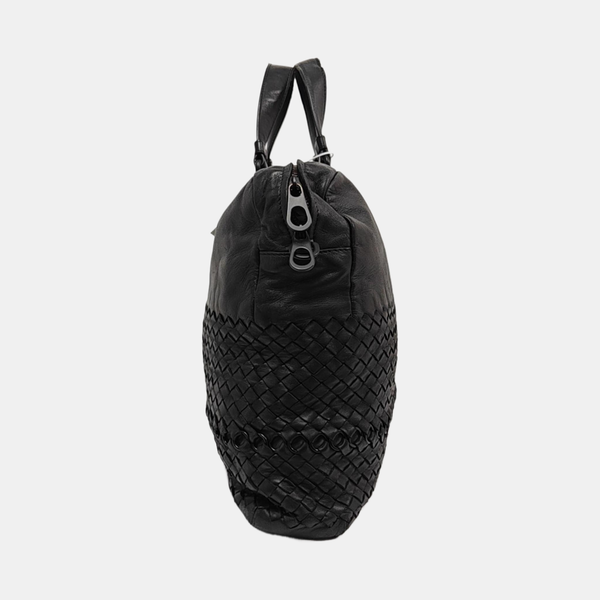 Calfskin Shoulder Bag Black