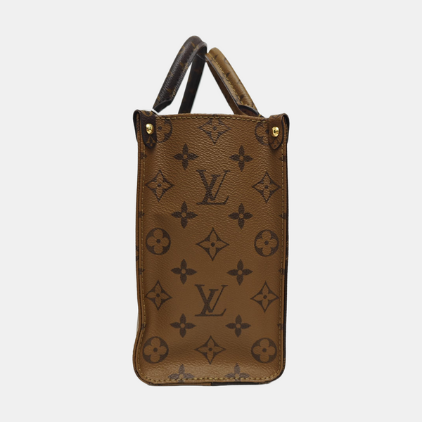 ONTHEGO PM Monogram Coated Canvas Brown
