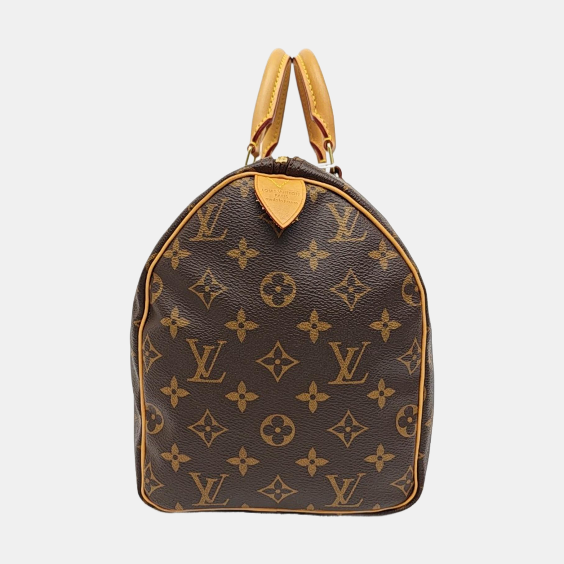 SPEEDY 30 Monogram Coated Canvas Brown