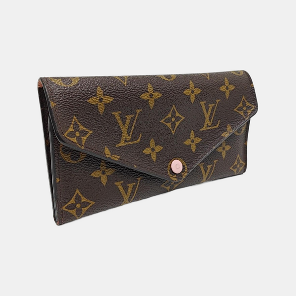 JOSÉPHINE Monogram Coated Canvas Brown Wallet