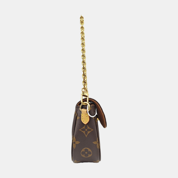 IVY Monogram Coated Canvas Brown