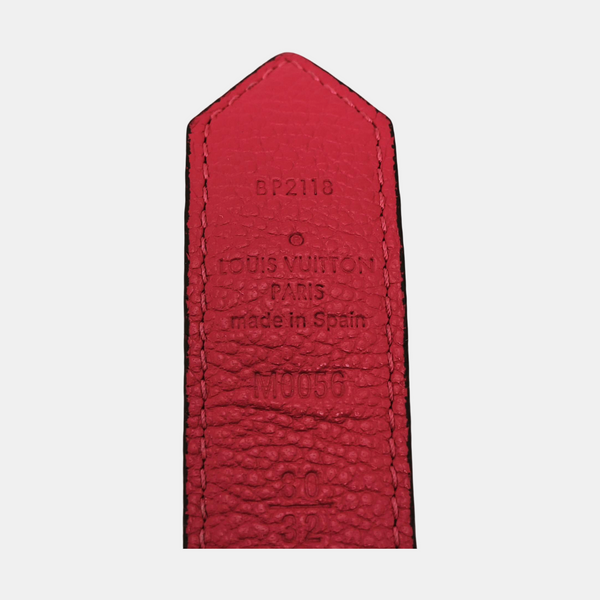 Leather Belt Red