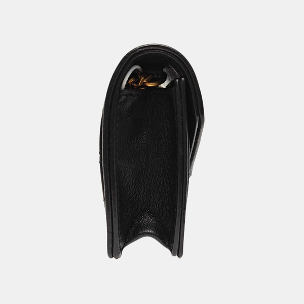 GABY Quilted Lambskin Black