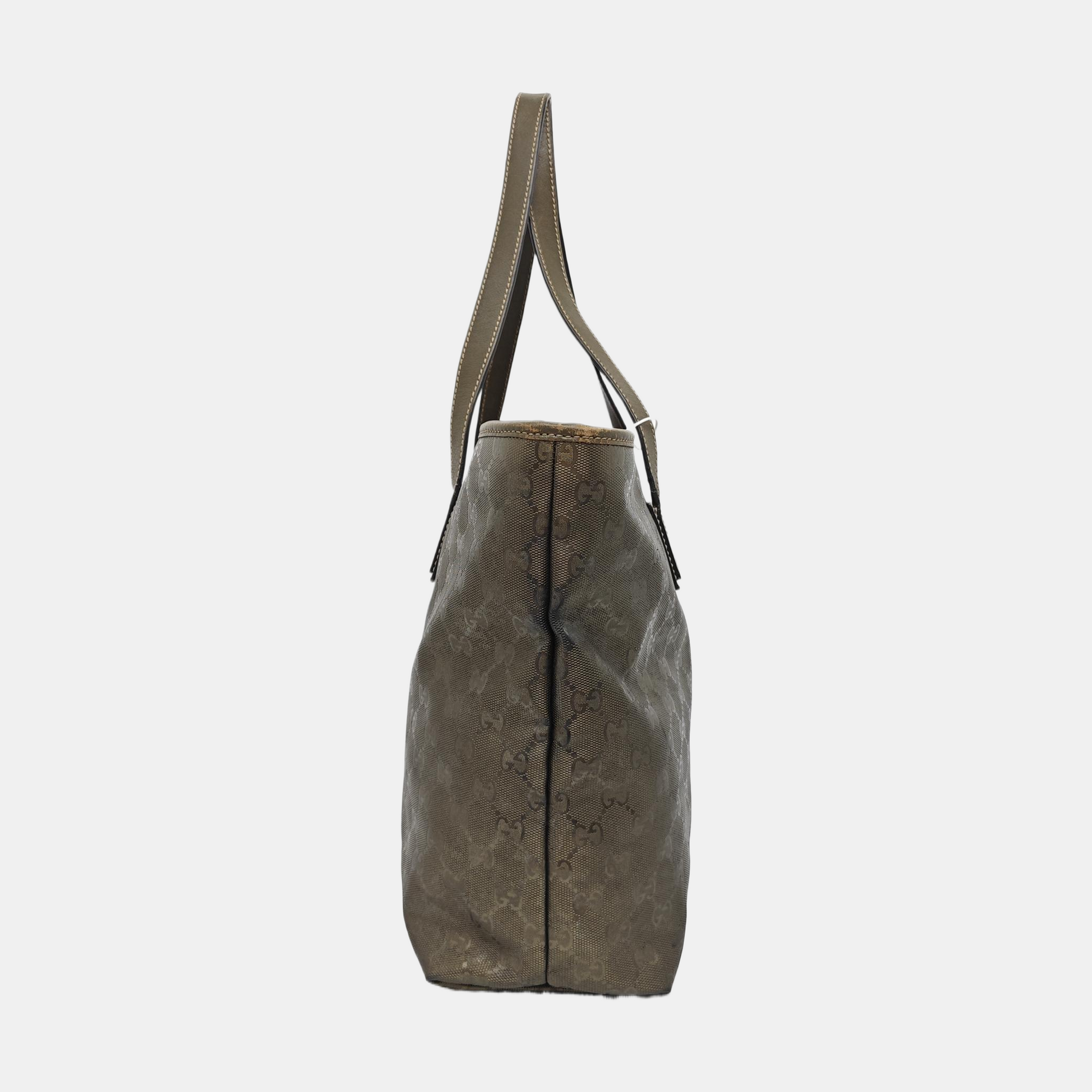 GG Imprime Monogram Coated Canvas Green