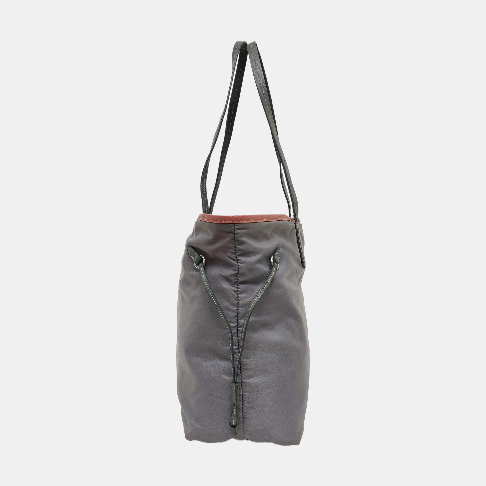 Vitello Phenix Tote Nylon Gray