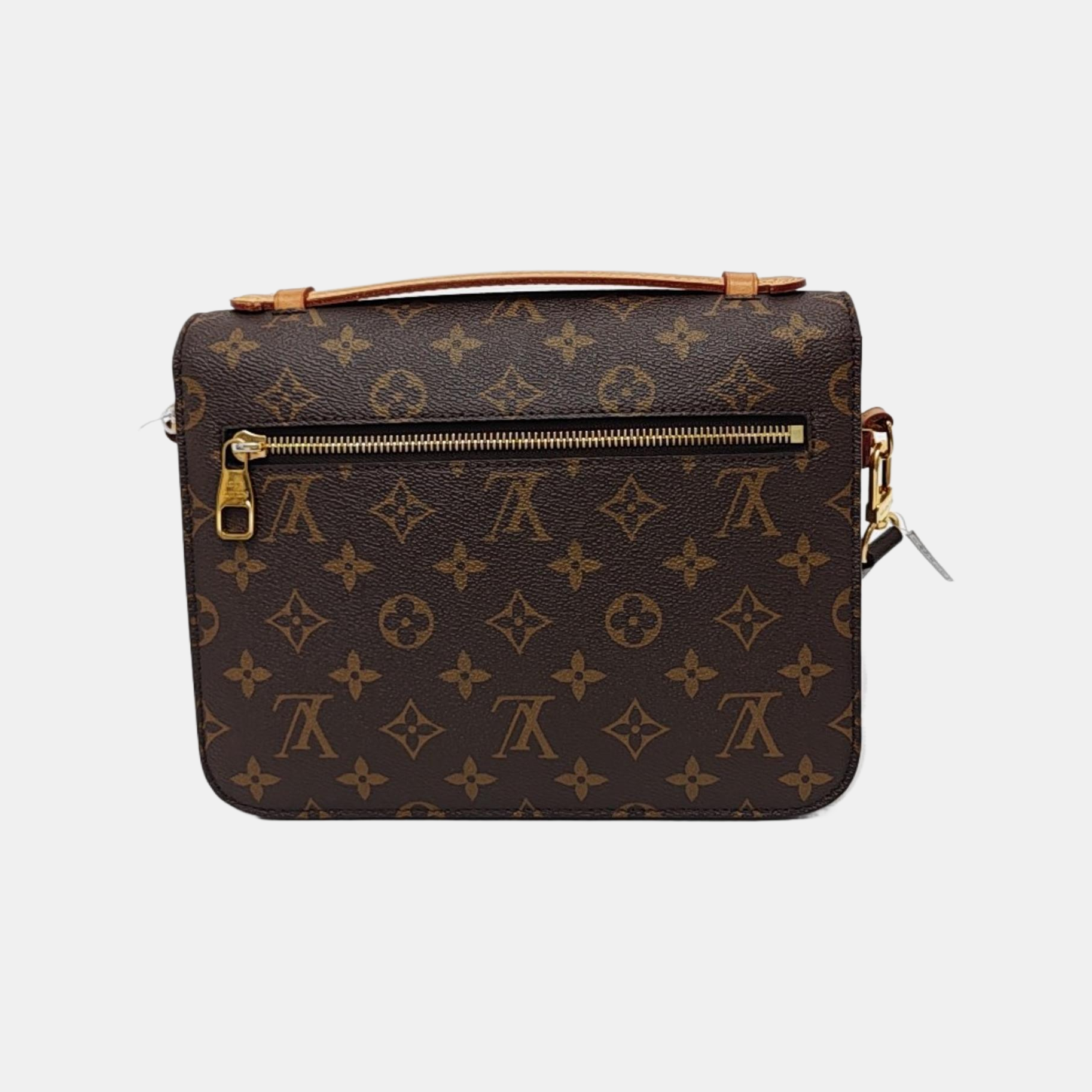 MÉTIS MM Monogram Coated Canvas Brown