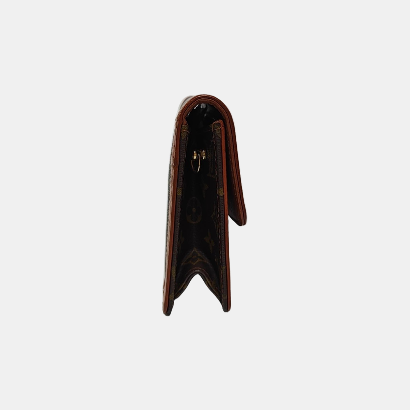DAME Monogram Coated Canvas Brown