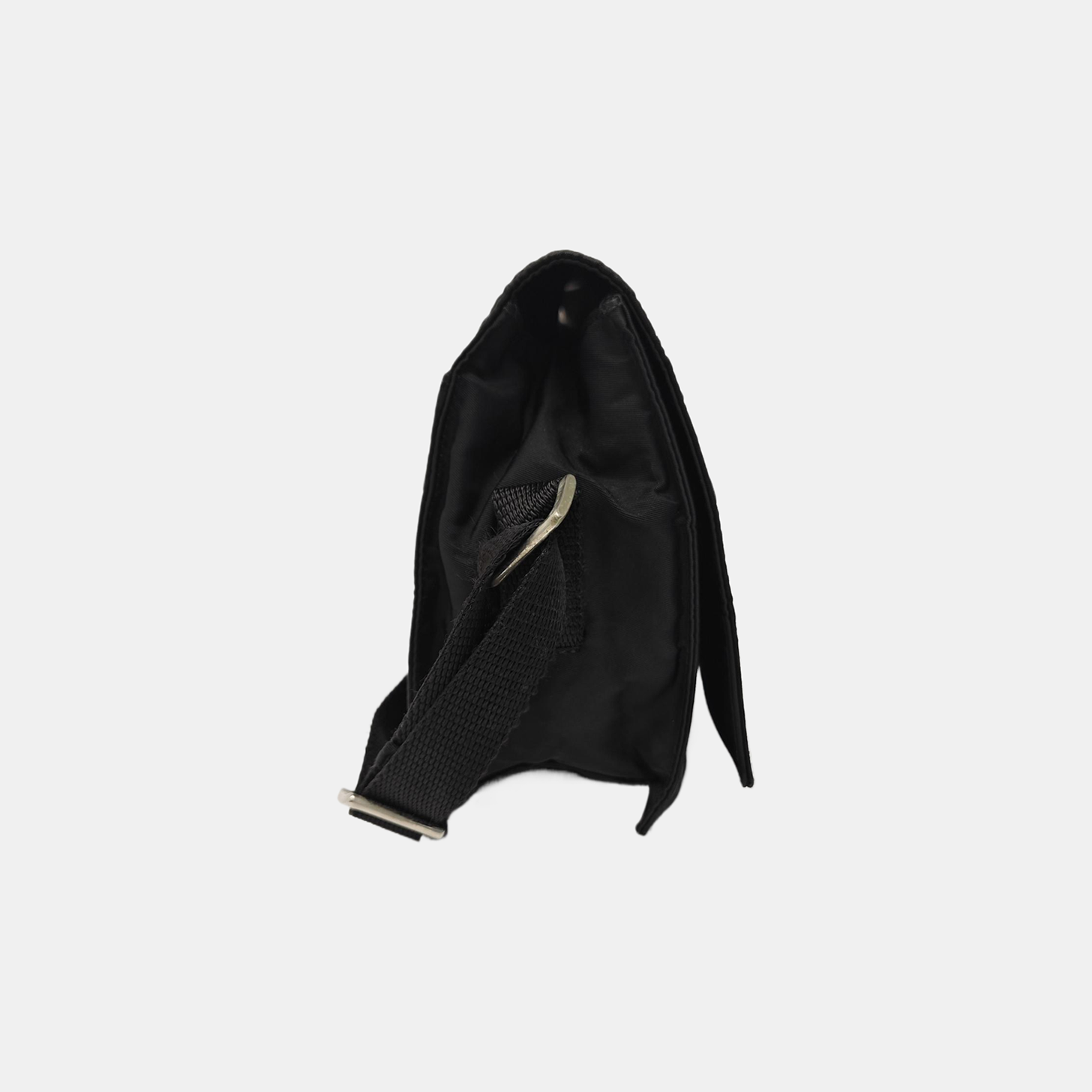 Nylon Shoulder Bag Black