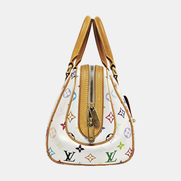 LV × TM PRISCILLA Monogram Coated Canvas White