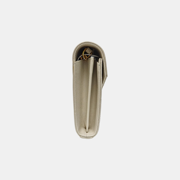 ENVELOPE Small Quilted Calfskin White