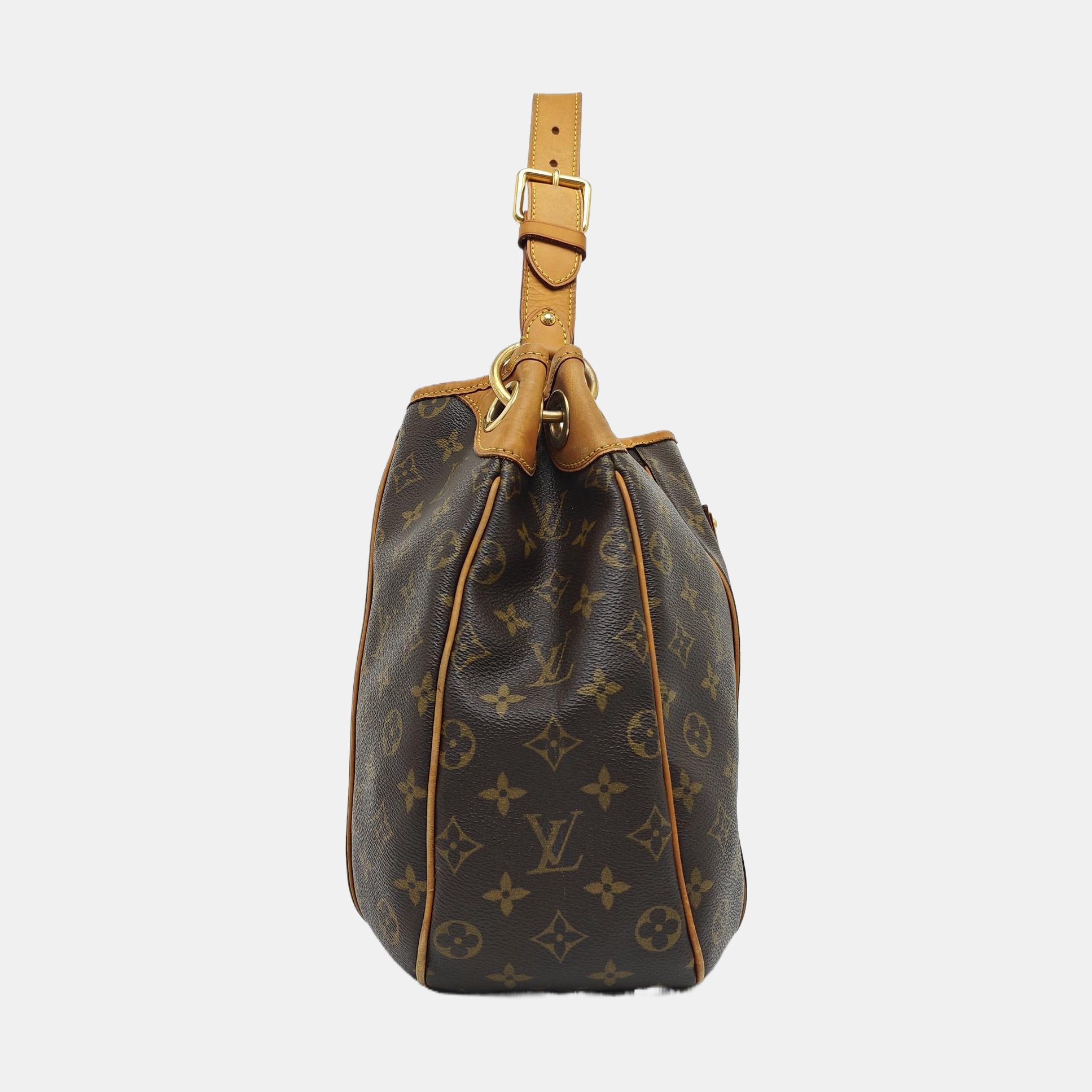 GALLIERA Monogram Coated Canvas Brown