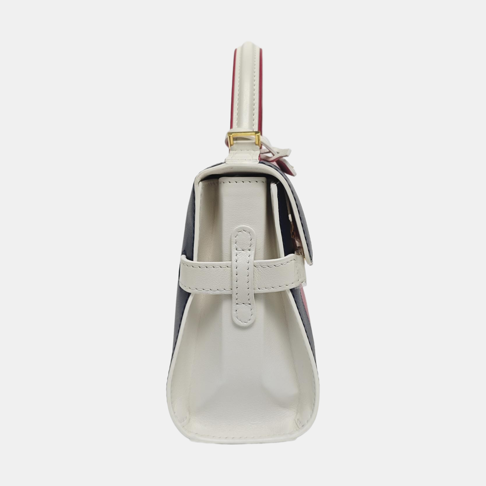 Calfskin Shoulder Bag Multicolor