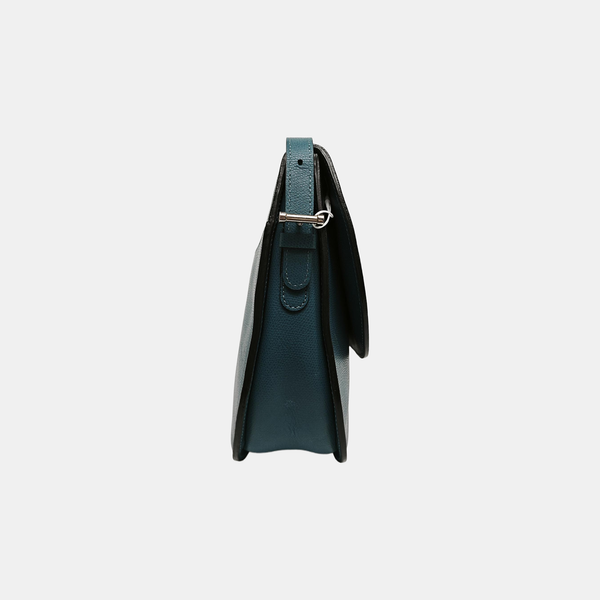 Calfskin Shoulder Bag Blue