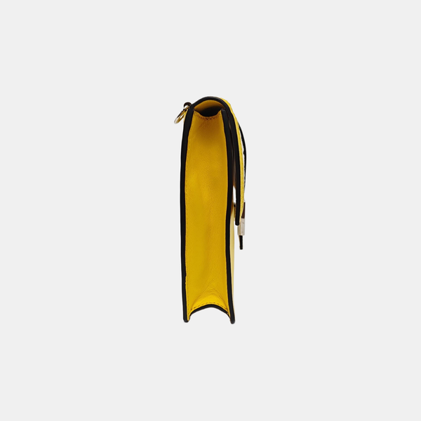 Authenticated pre-owned  Baguette Medium Calfskin Yellow - Shoulder Bag at Looply