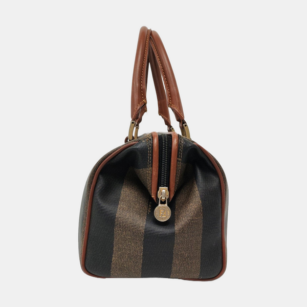 Pequin Coated Canvas Brown