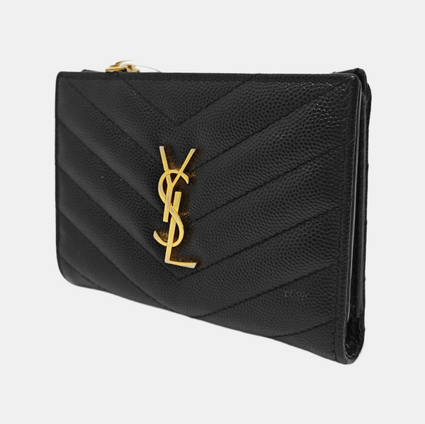 MONOGRAM Quilted Calfskin Black Wallet