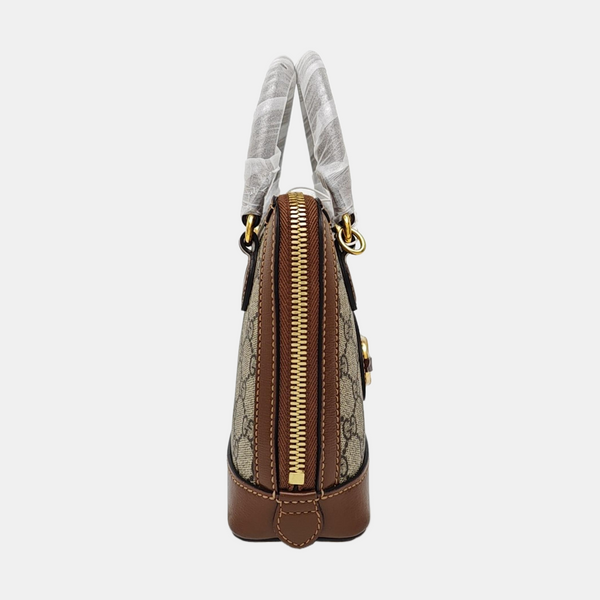 Horsebit 1955 Mini Coated Canvas Beige
