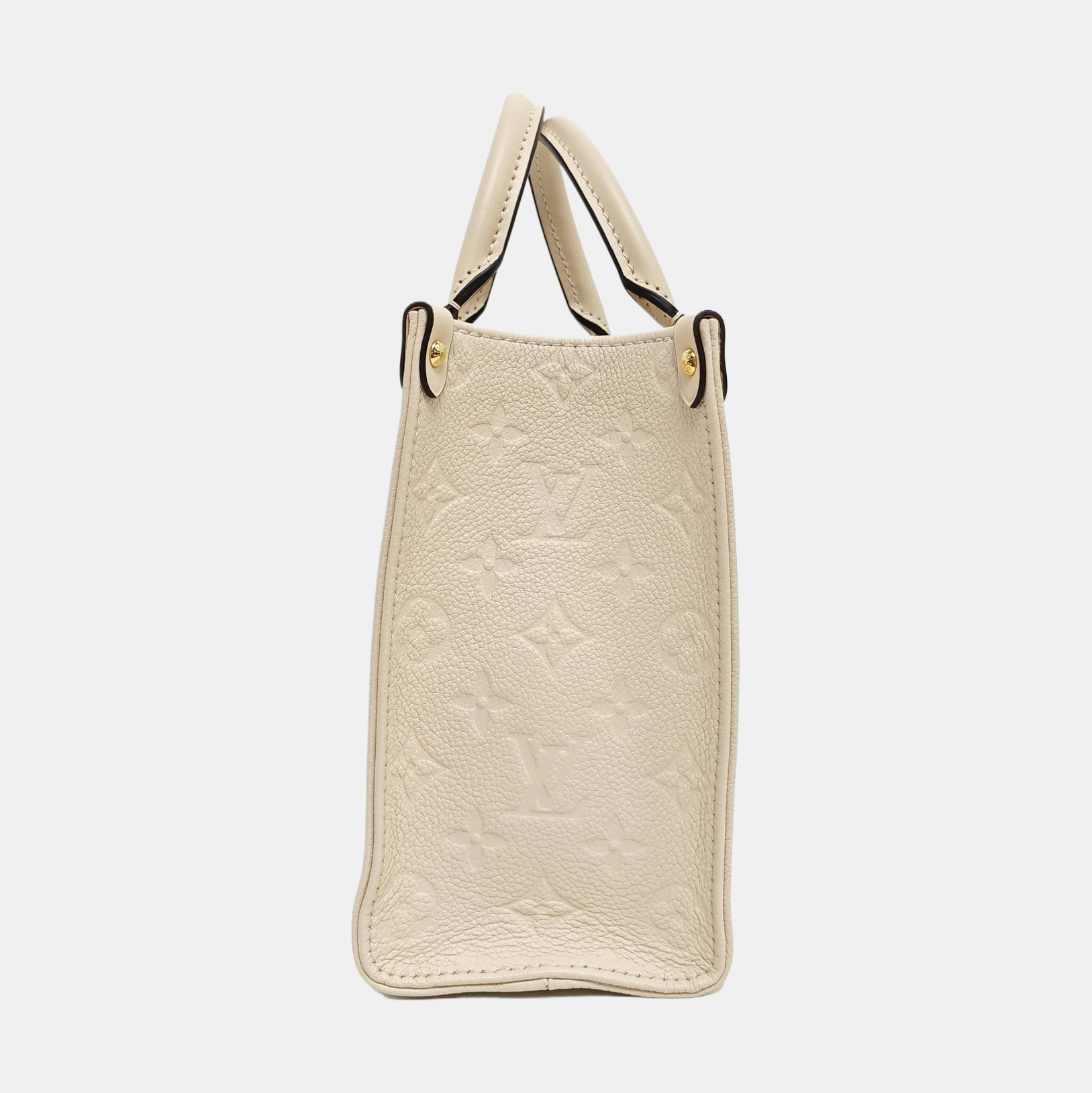 ONTHEGO PM Monogram Calfskin Beige