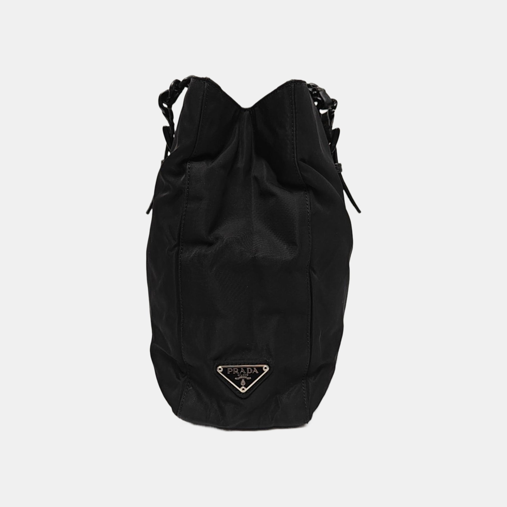 Nylon Shoulder Bag Black