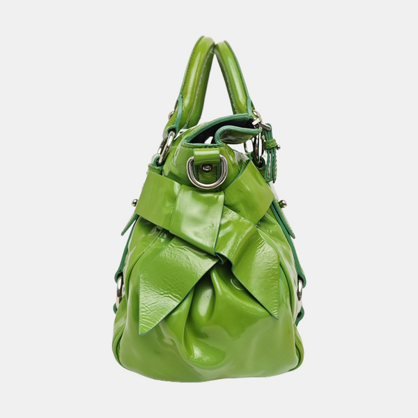Bow Calfskin Green