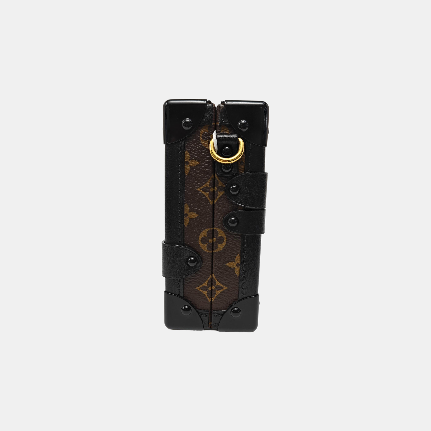 PETITE MALLE Monogram Coated Canvas Brown