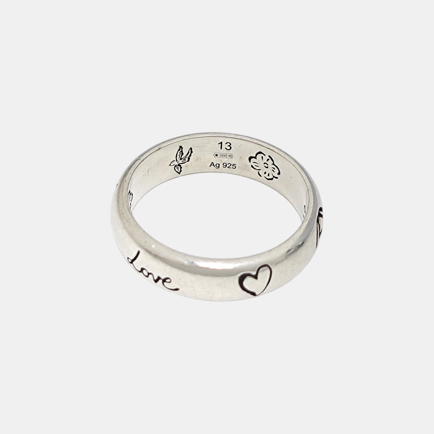 Blind For Love 925 Sterling Silver Ring HK 13