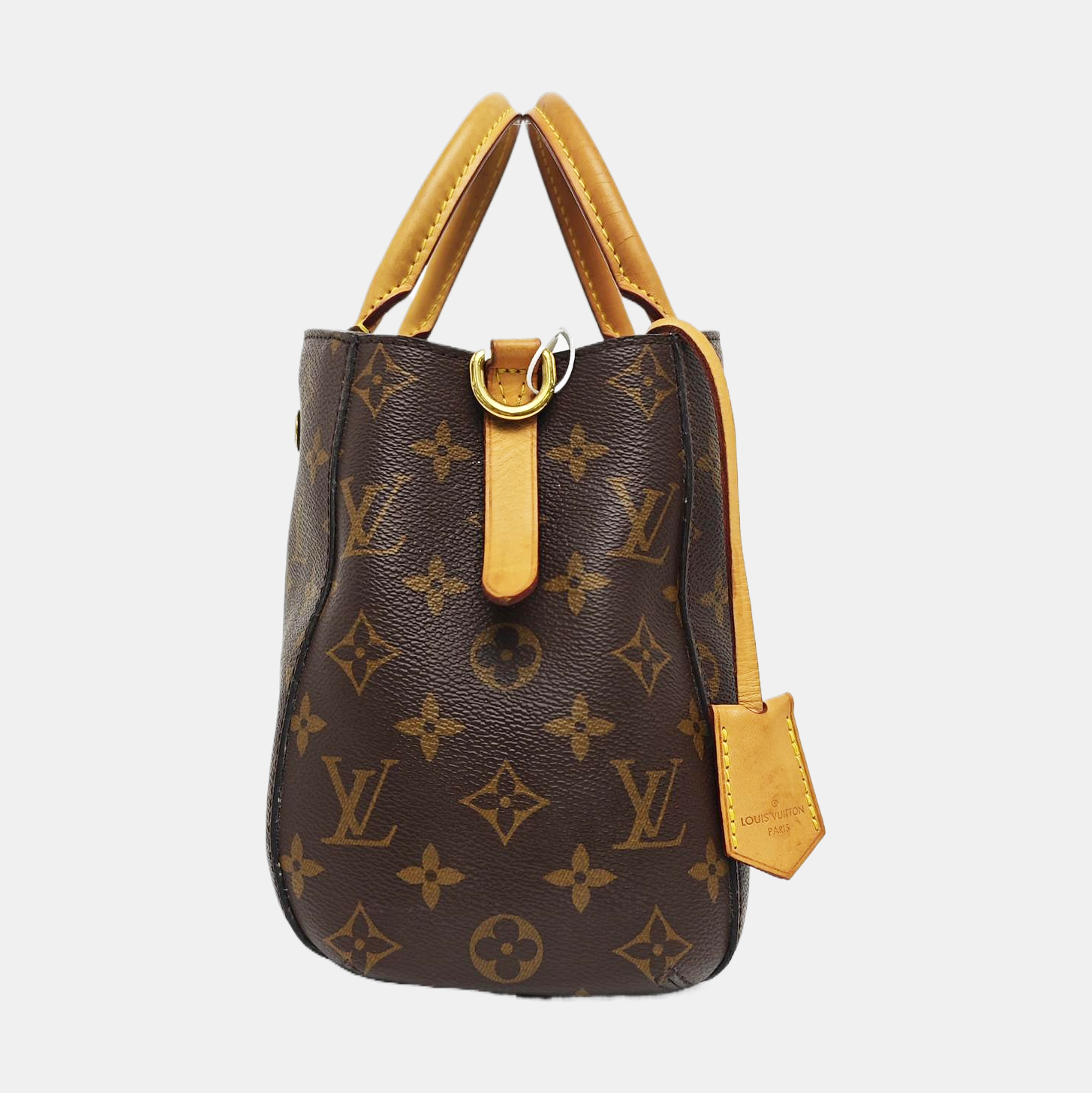 MONTAIGNE Monogram Coated Canvas Brown