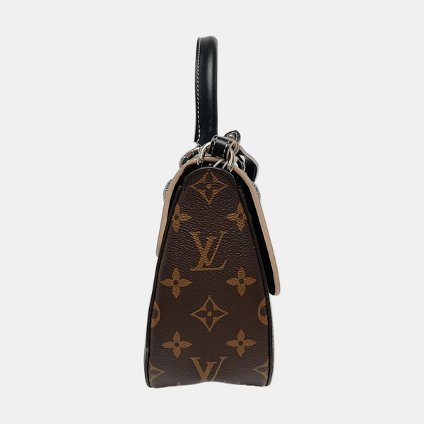 CHAIN IT PM Monogram Coated Canvas Black