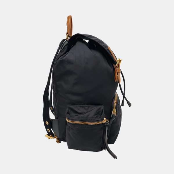 The Rucksack Large Nylon Black