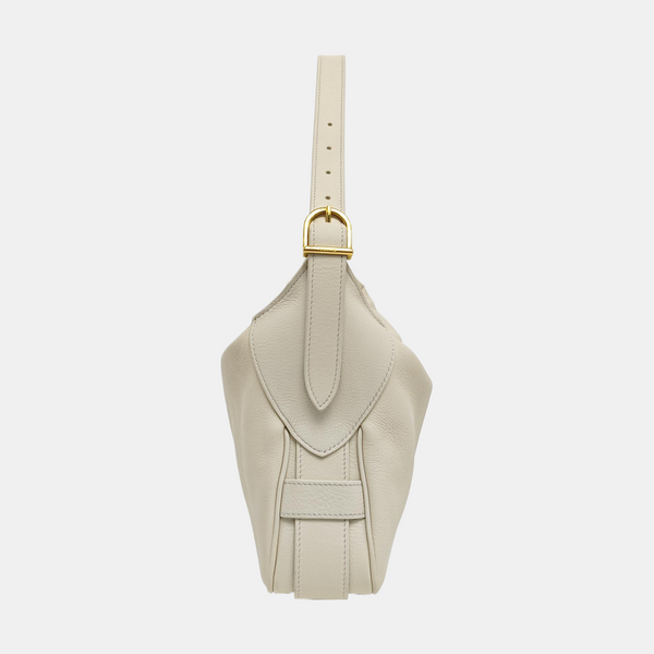NEW HOBO Calfskin White