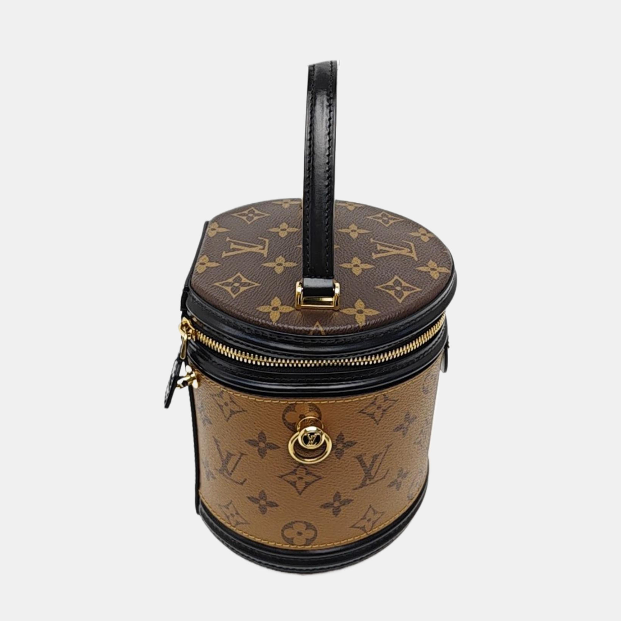 CANNES PM Monogram Coated Canvas Brown