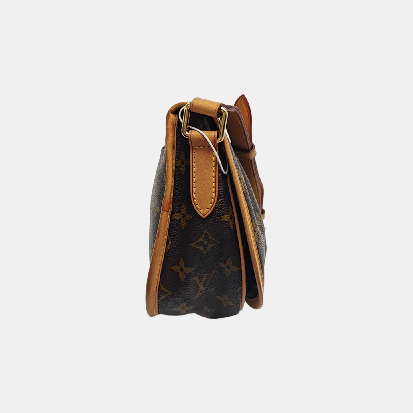 MENILMONTANT PM Monogram Coated Canvas Brown