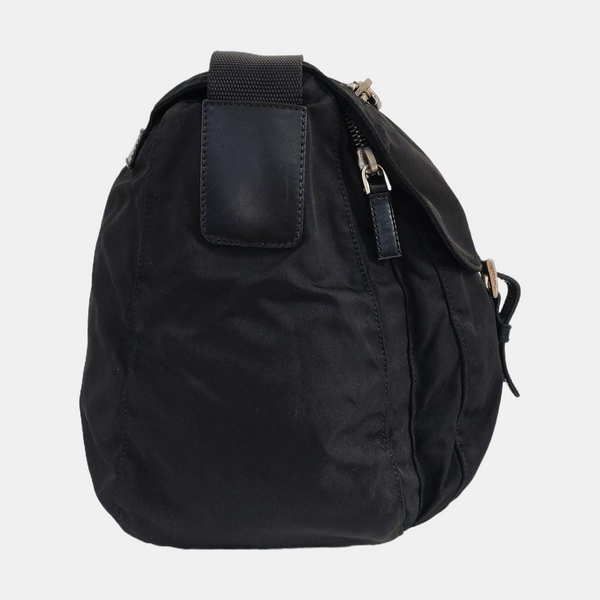 Vela Messenger Bag Nylon Black