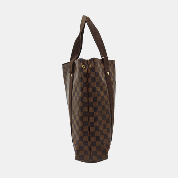 VINTAGE BEAUBOURG Damier Ebene Coated Canvas Brown