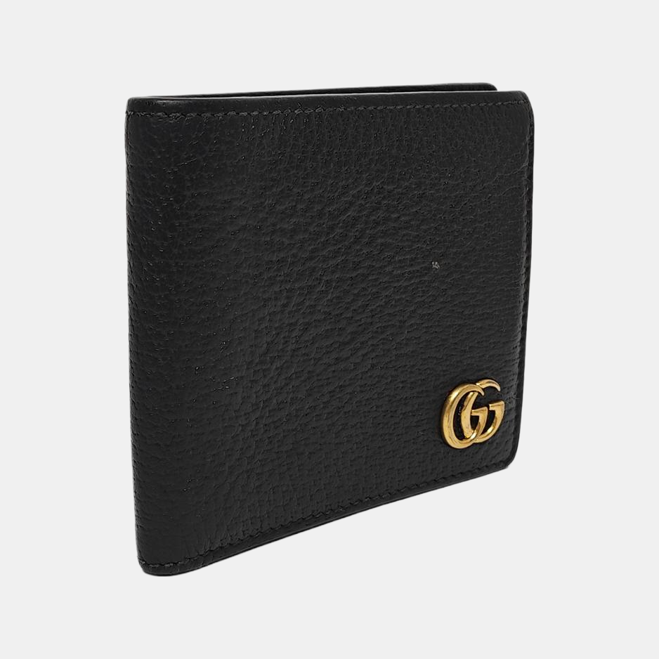 GG Marmont Mini Cartera de Piel de Becerro Negra