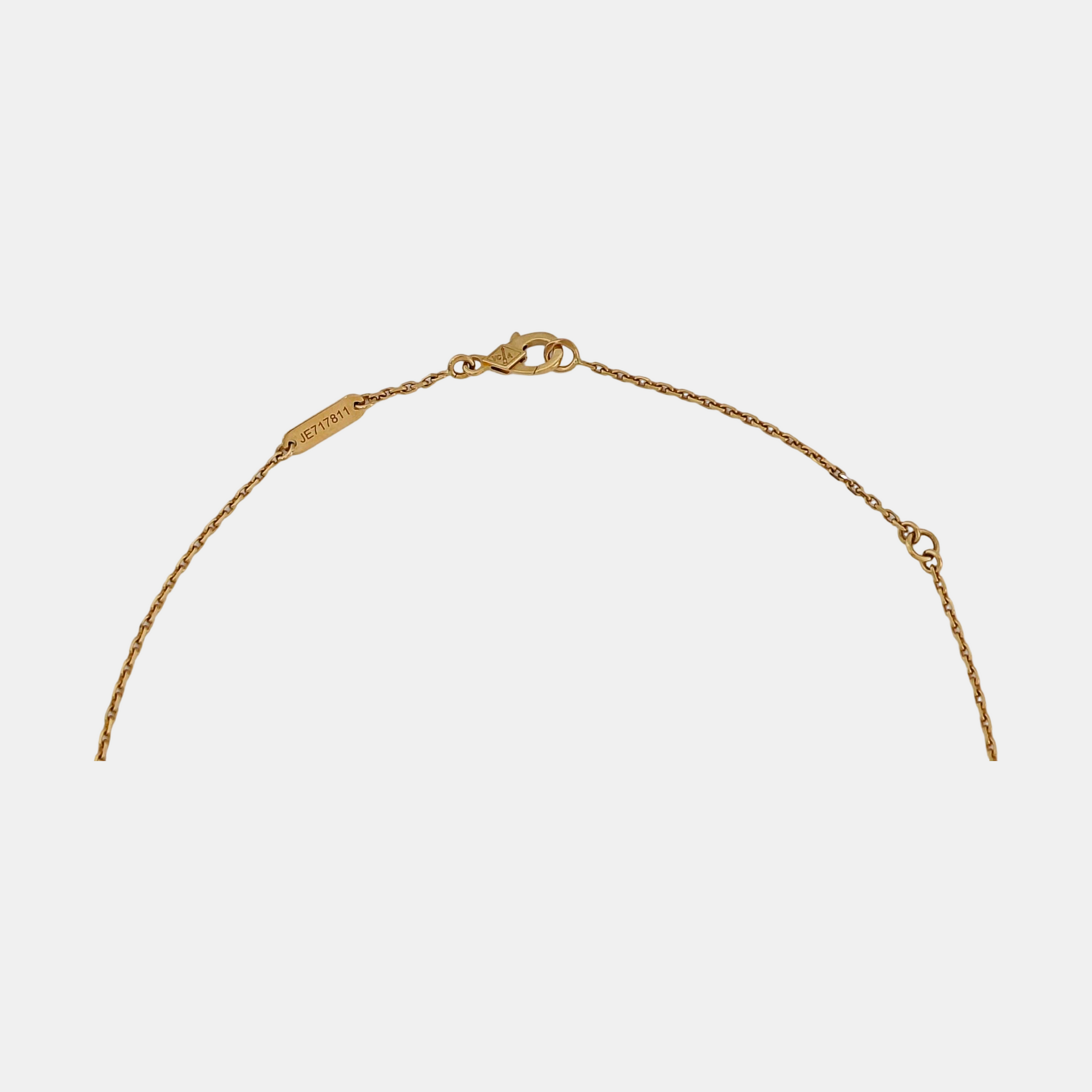 Vintage Alhambra 18k Gold Necklace